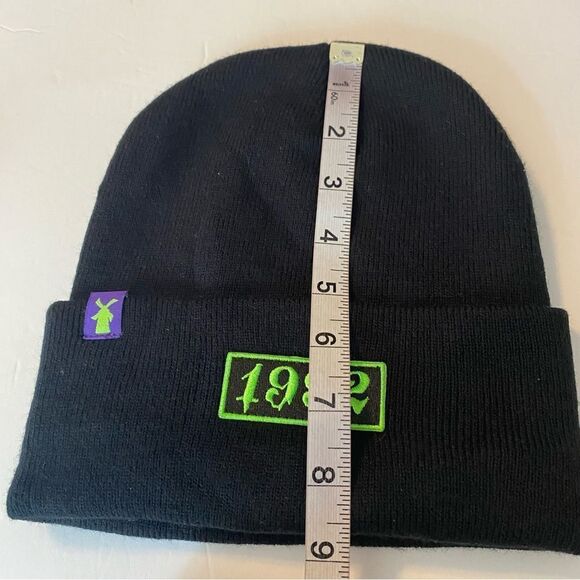 DUTCH BROTHERS Black 1992 y2k Knit Beanie Halloween Creepy Dutch Mafia nwot - Picture 6 of 6